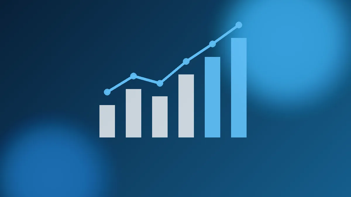 SEO ranking trajectory graph showing compounding organic growth